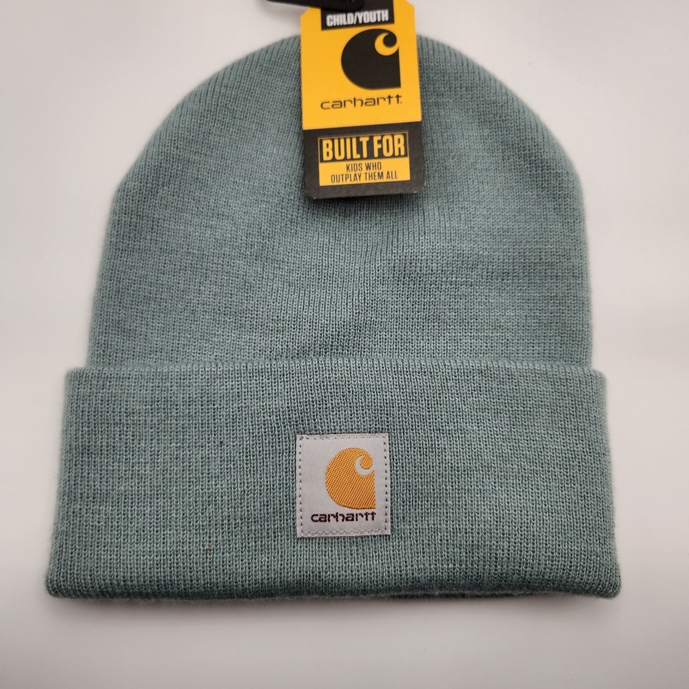Carhartt CB9012 Kid's Acrylic Watch Hat Beanie Youth One Size Patina NWT